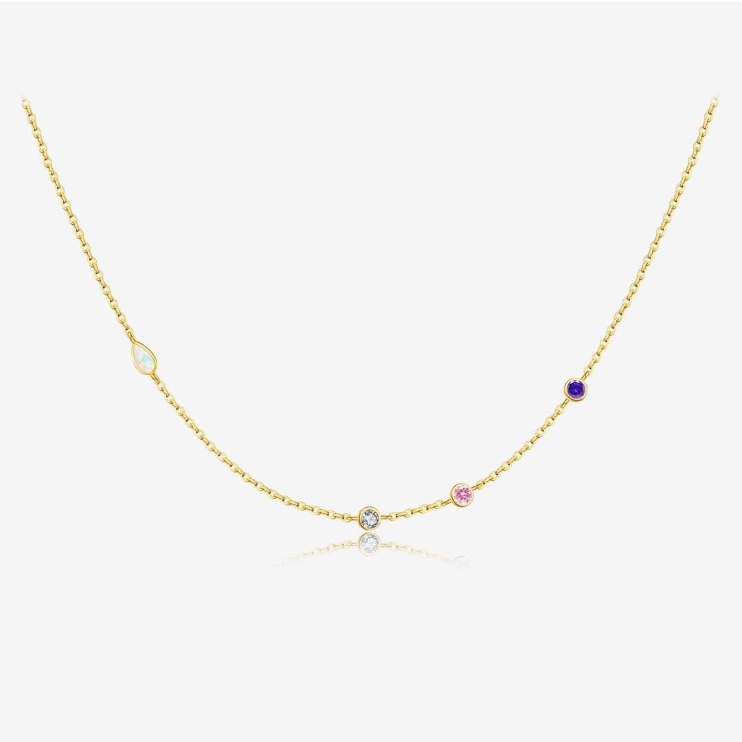 Rainbow Glimmer Necklace