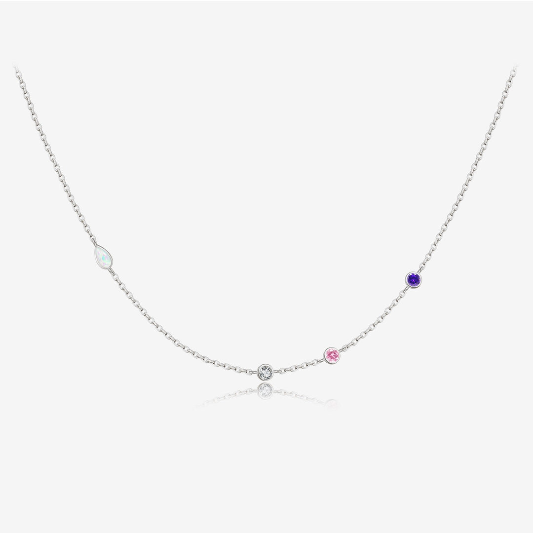 Rainbow Glimmer Necklace