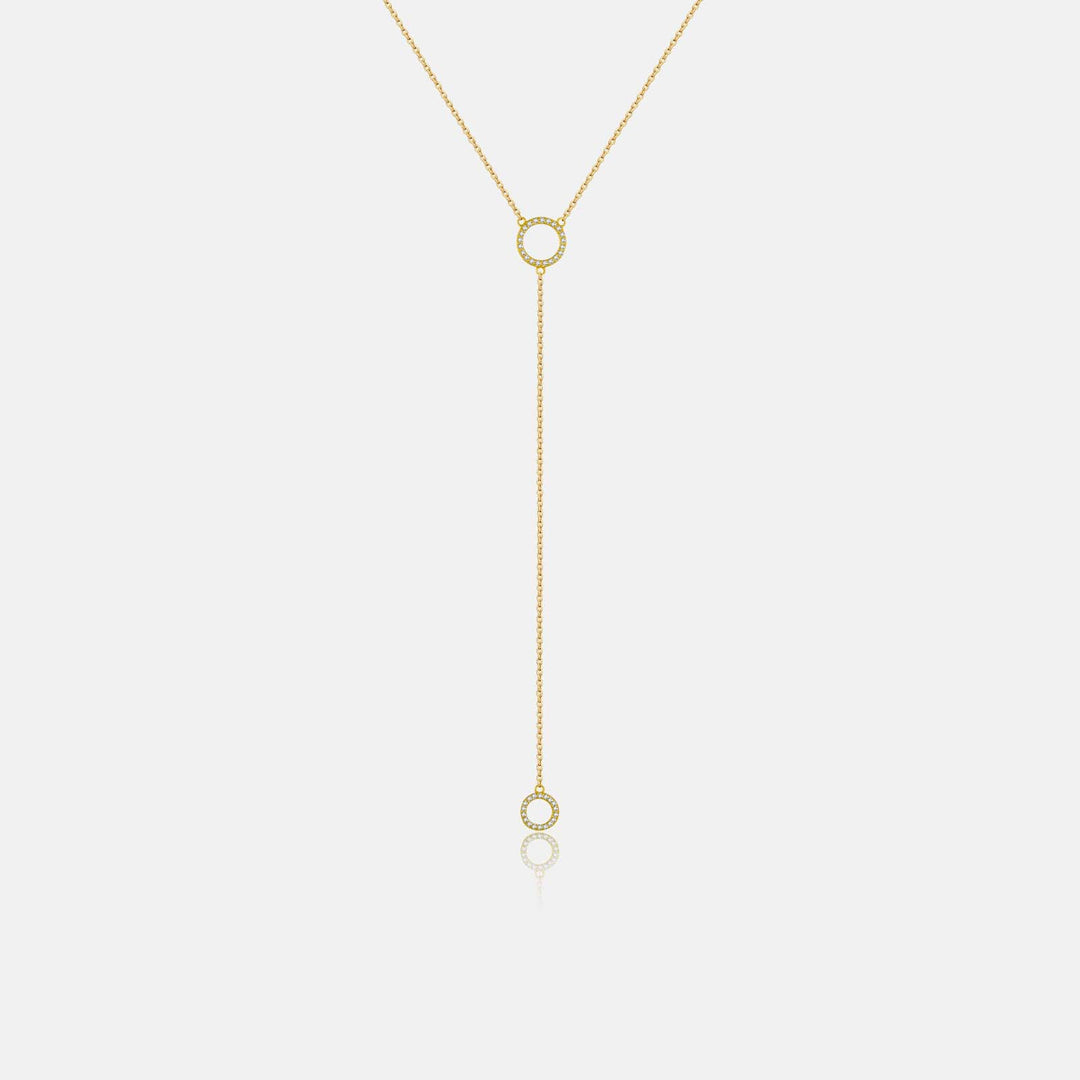 Eclipse Lariat Necklace