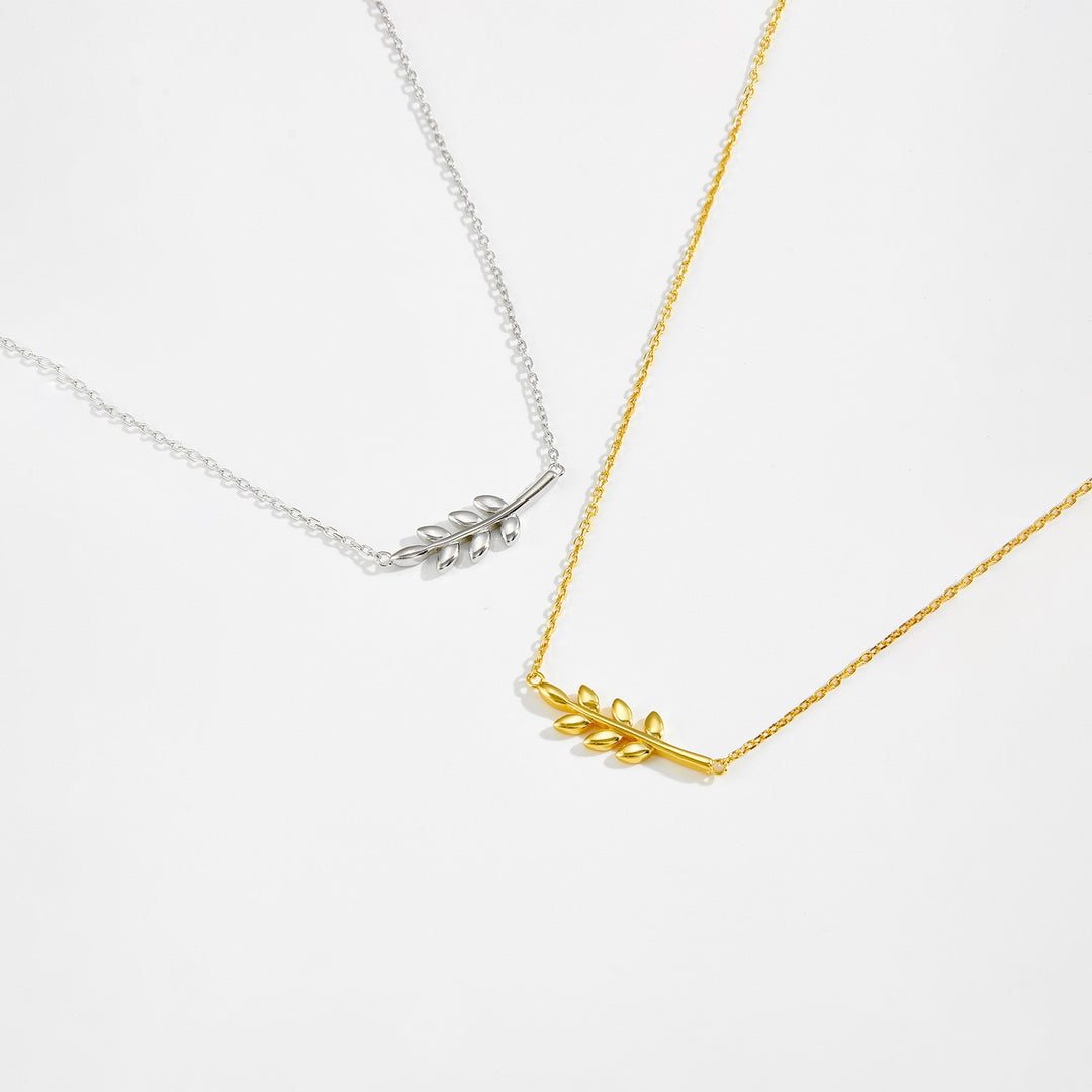 Olive Branch Necklace
