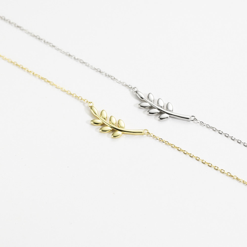 Olive Branch Necklace