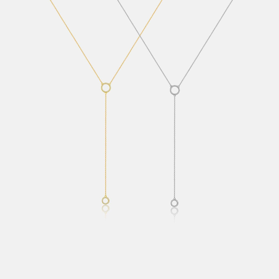 Eclipse Lariat Necklace