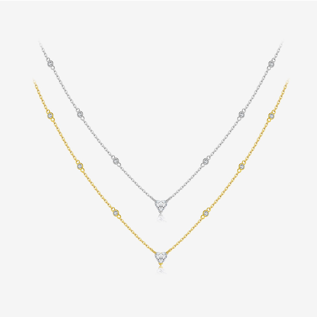 Aurora Heart Necklace