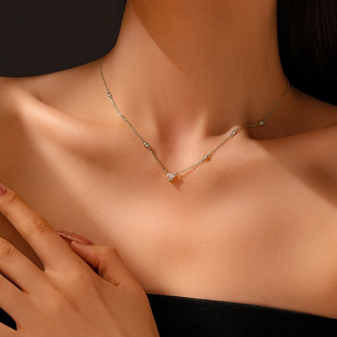 Aurora Heart Necklace