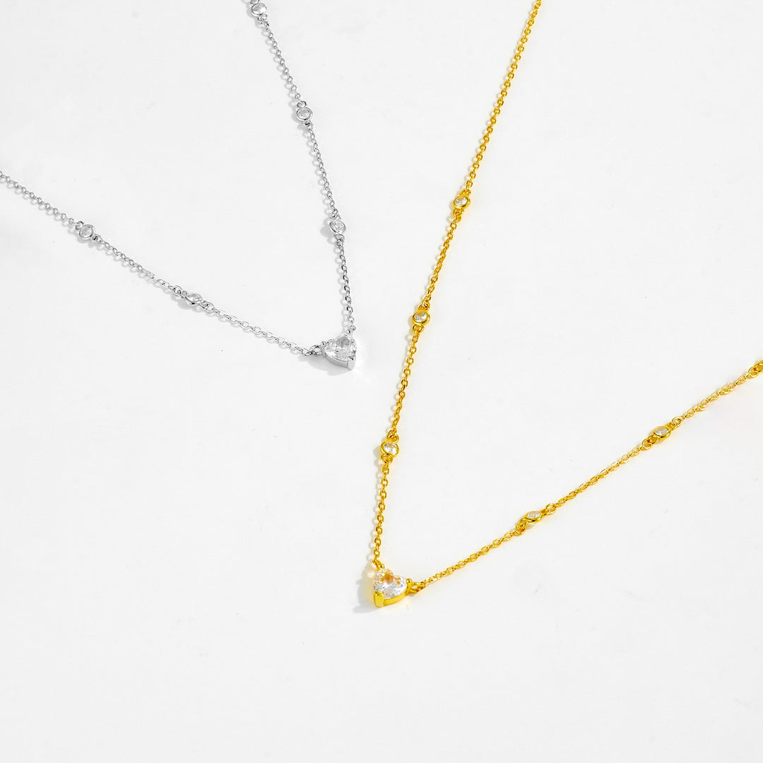 Aurora Heart Necklace