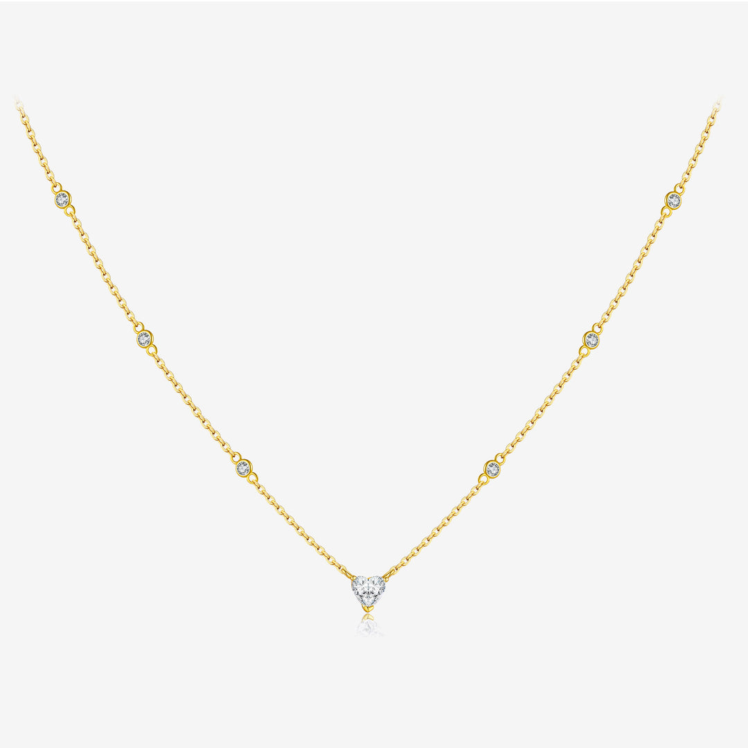 Aurora Heart Necklace