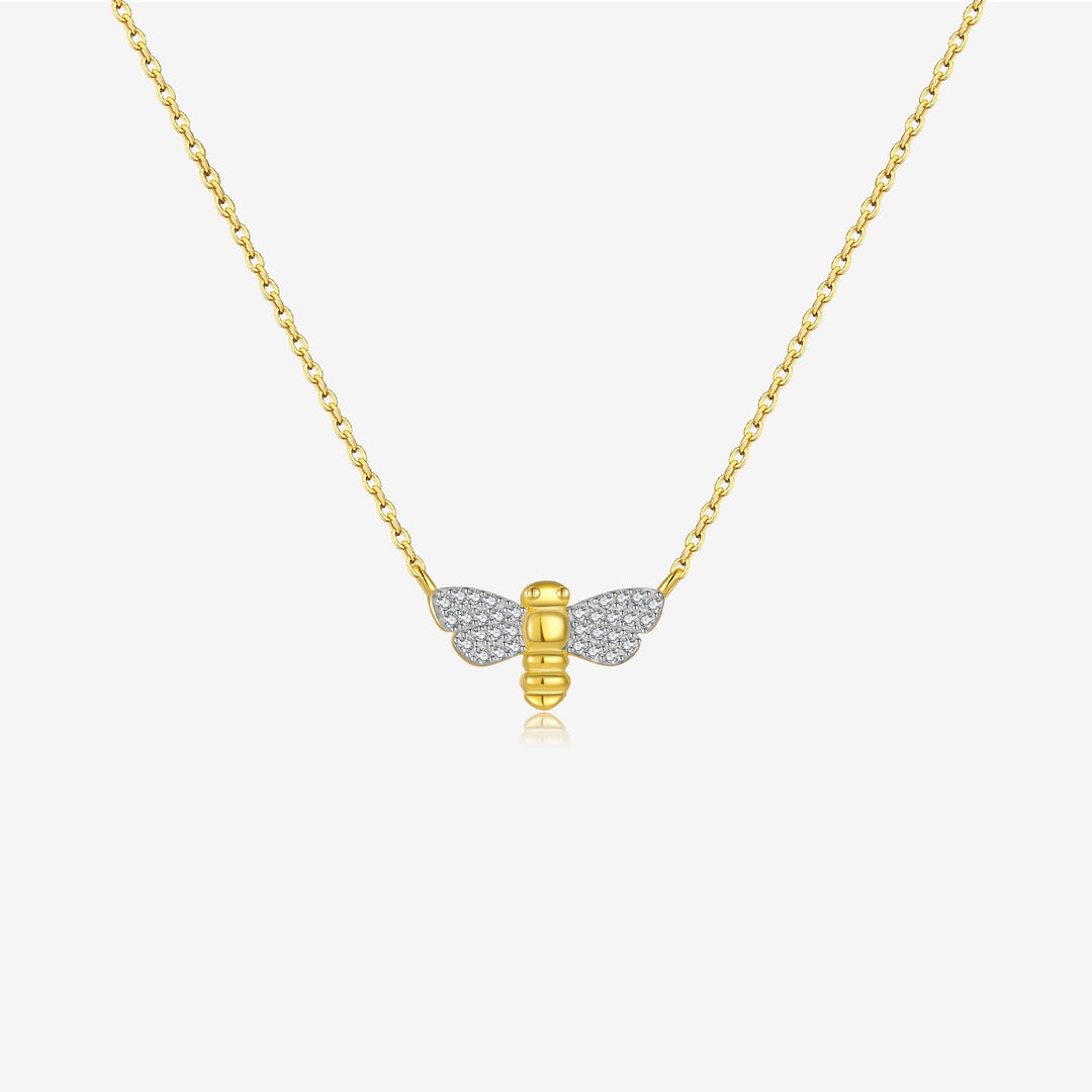 Golden Bloom (Bee Pendant)