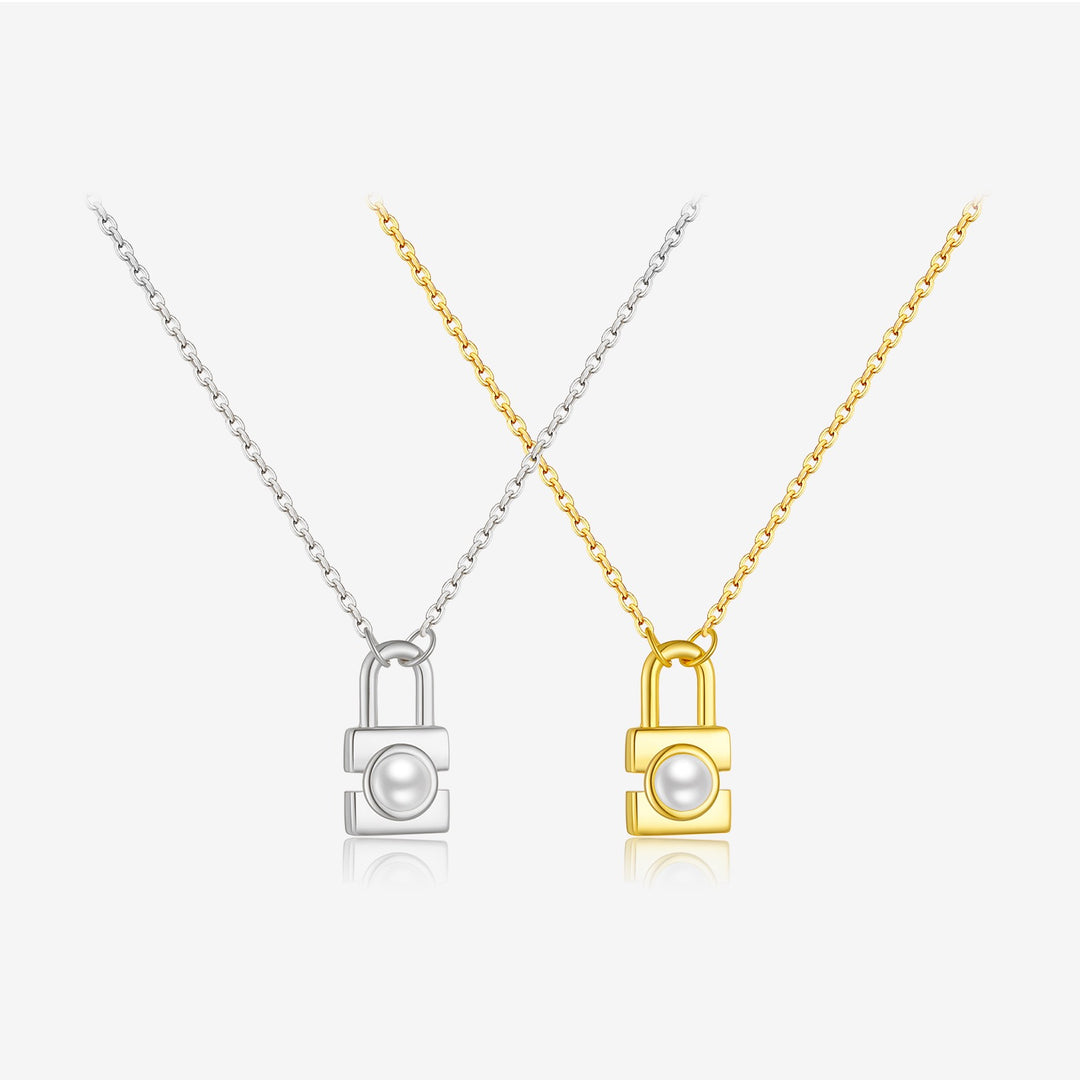 Secret Garden Lock Necklace