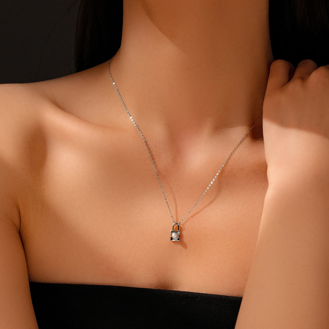 Secret Garden Lock Necklace