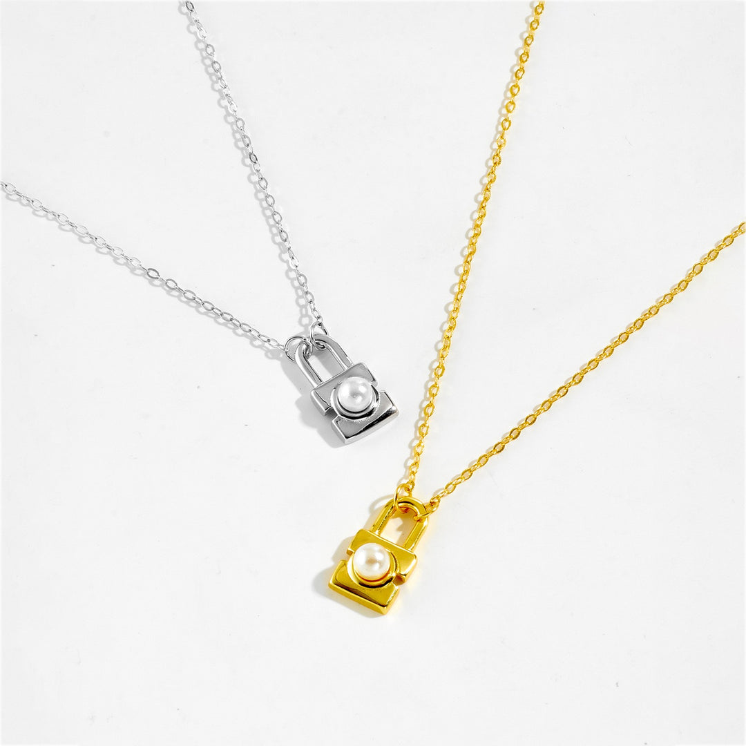 Secret Garden Lock Necklace