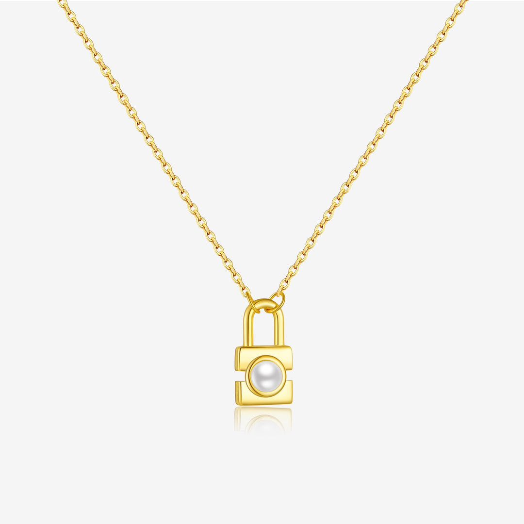 Secret Garden Lock Necklace