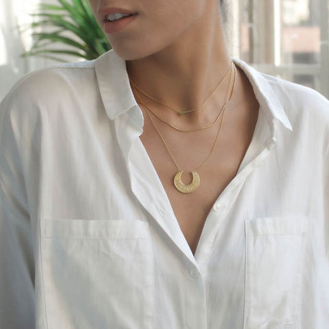 Desert Crescent Necklace