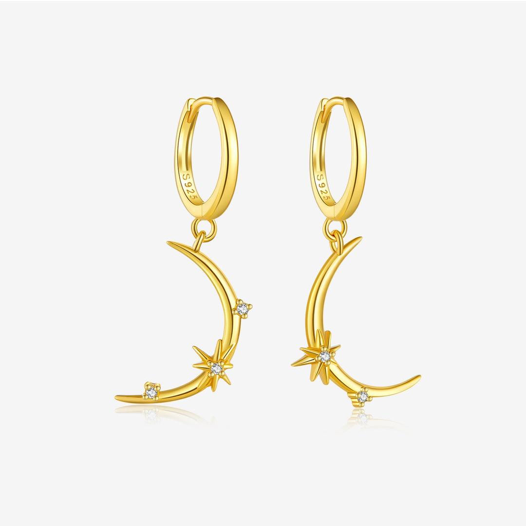 Crescent Drop Earrings