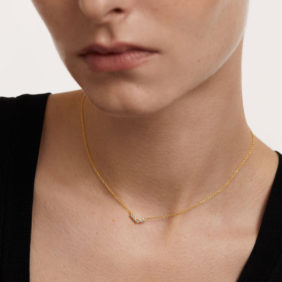 Celeste Cluster Necklace