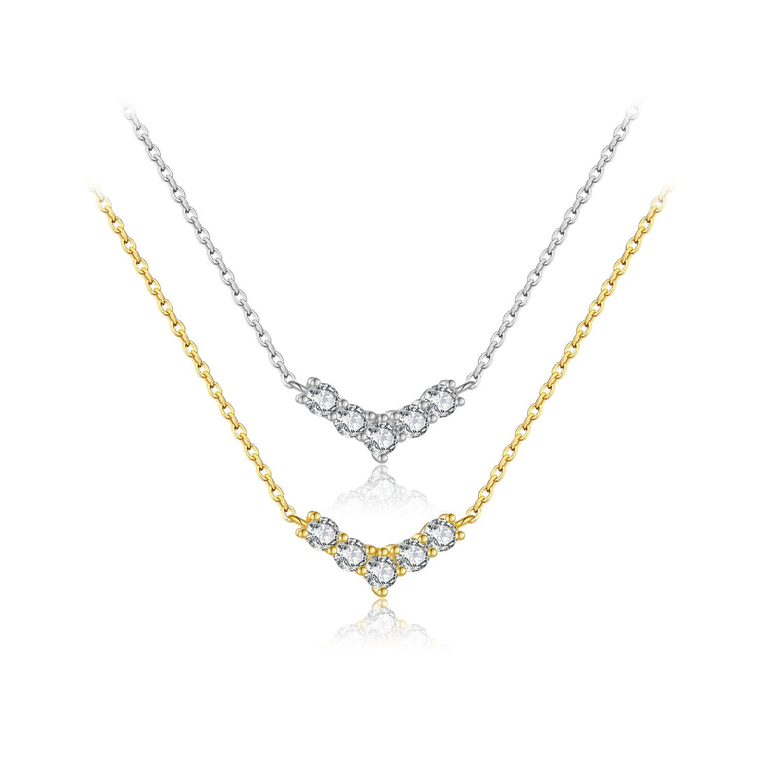 Celeste Cluster Necklace