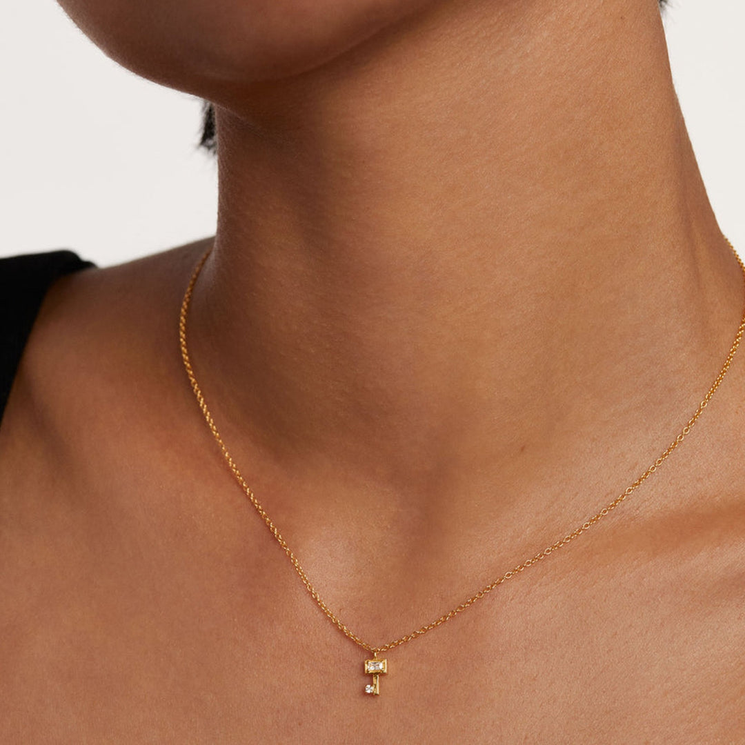 Tiny Treasure Key Necklace