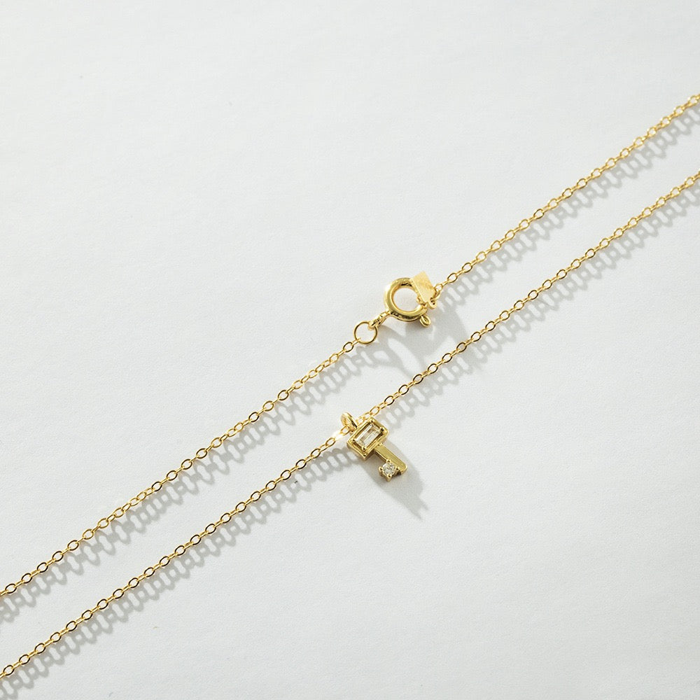 Tiny Treasure Key Necklace