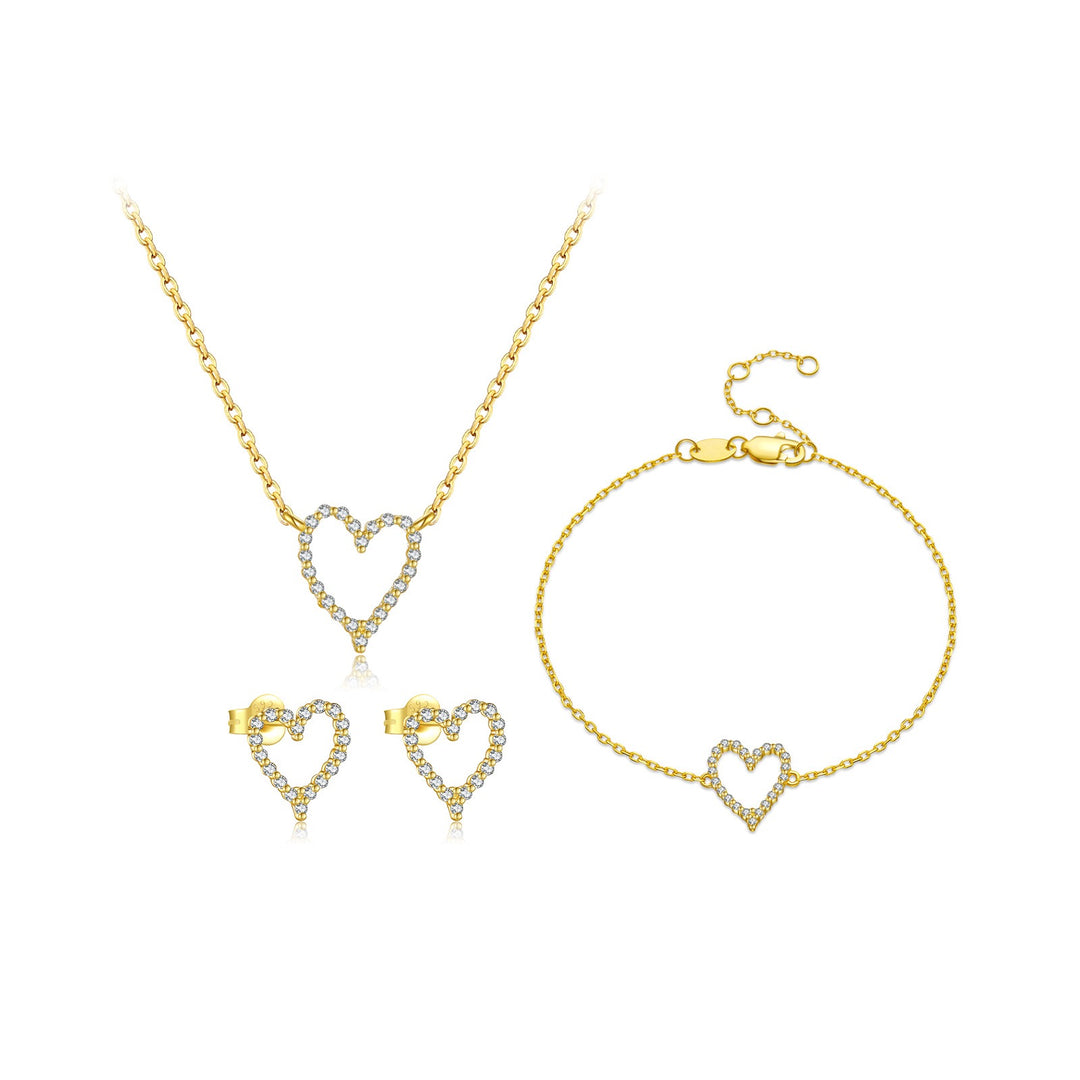 Eternal Spark Heart Bracelet