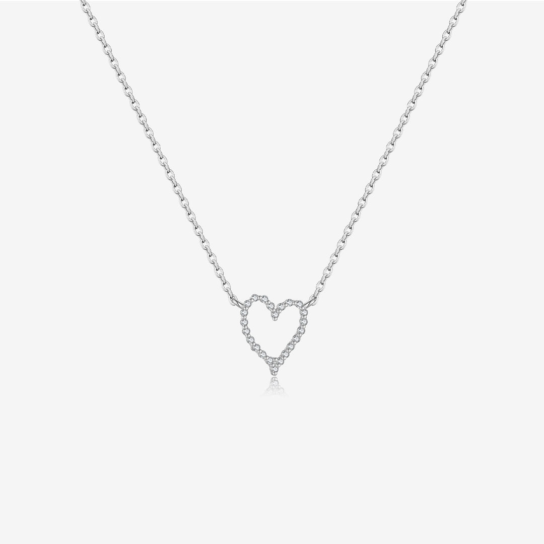 Eternal Spark Heart Necklace