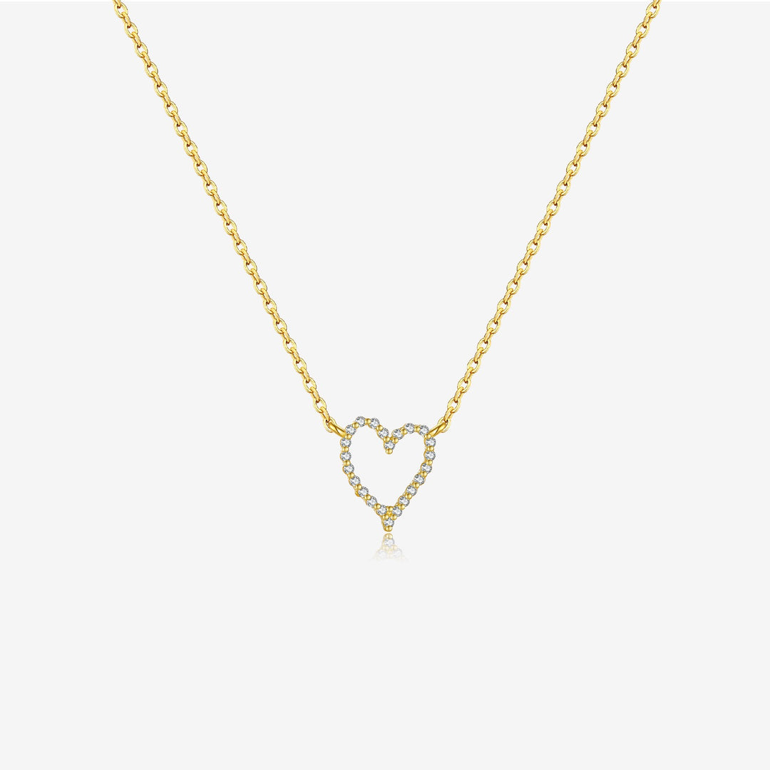 Eternal Spark Heart Necklace