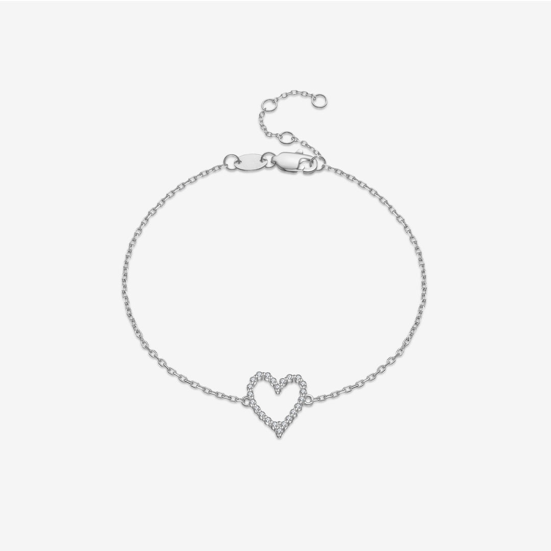 Eternal Spark Heart Bracelet