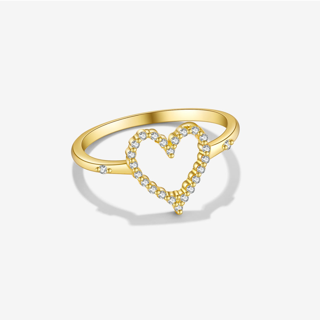 Eternal Spark Heart Ring