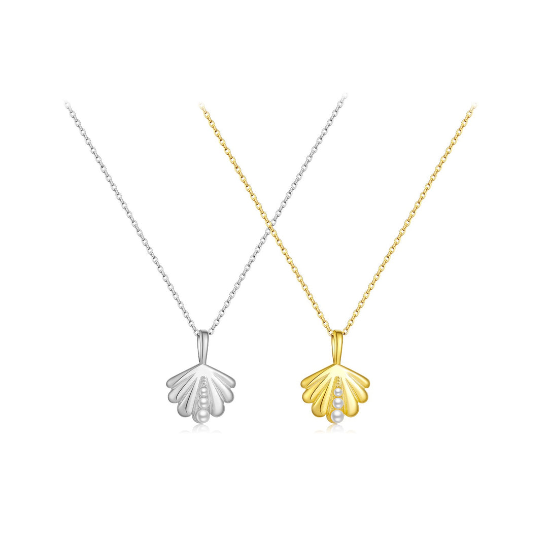 Pearl Shell Pendant Necklace
