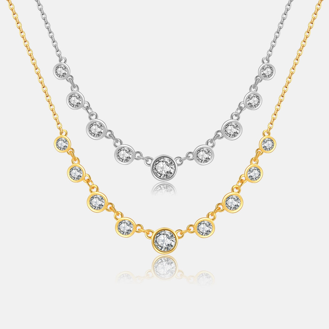 Celeste Bezel Necklace