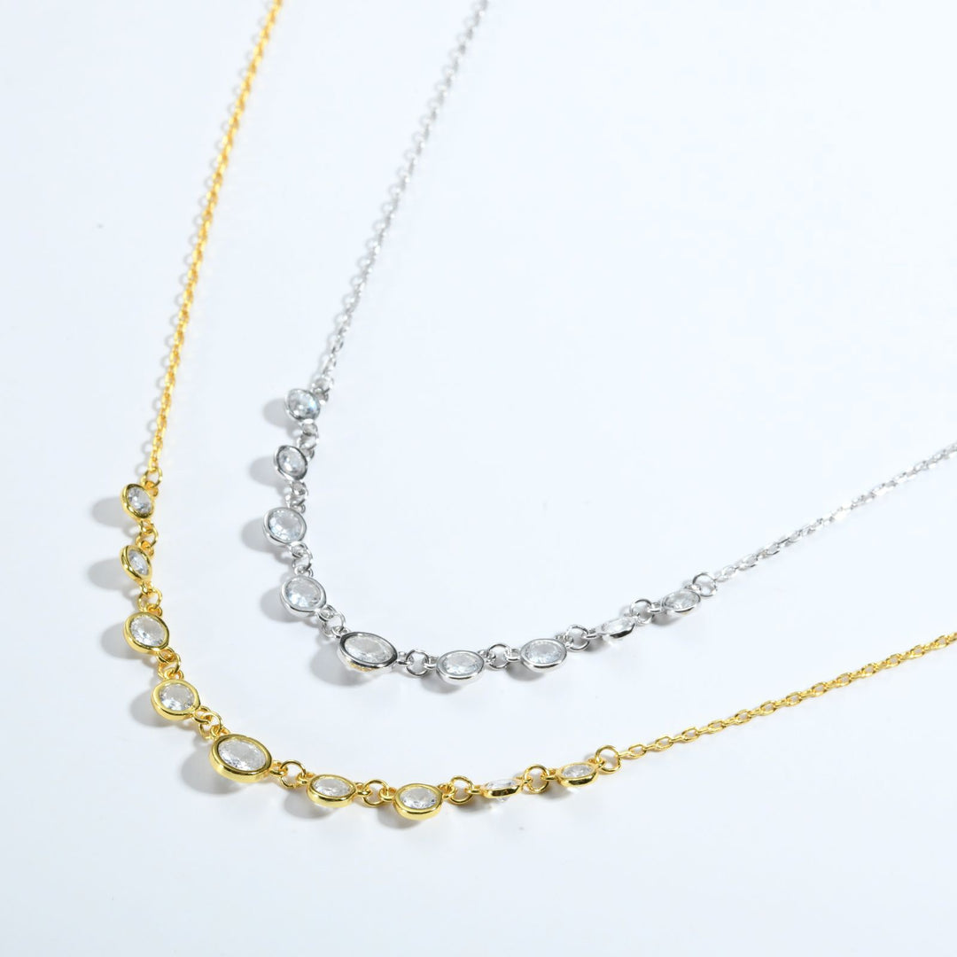 Celeste Bezel Necklace