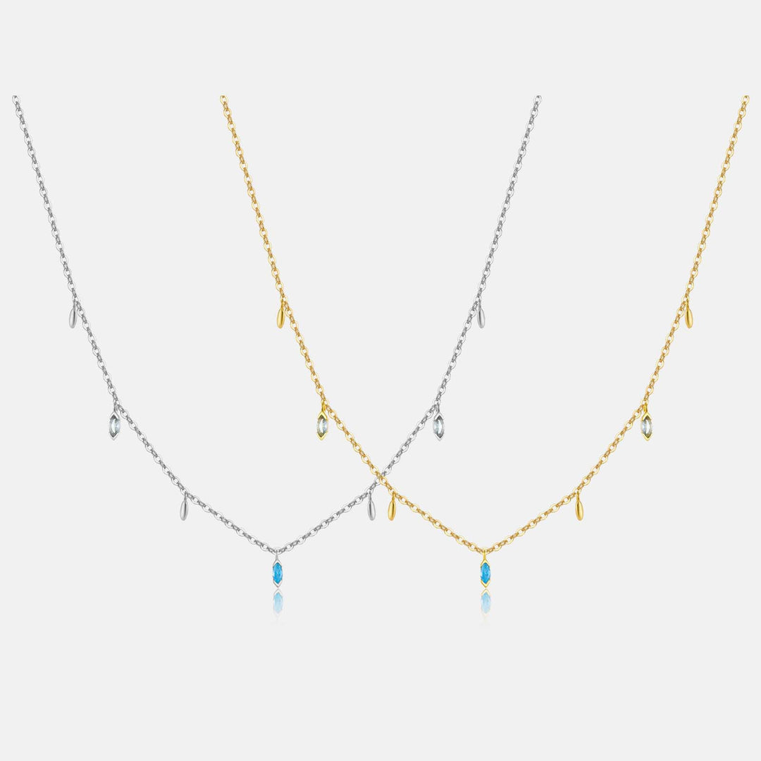 Raindrop Charm Necklace