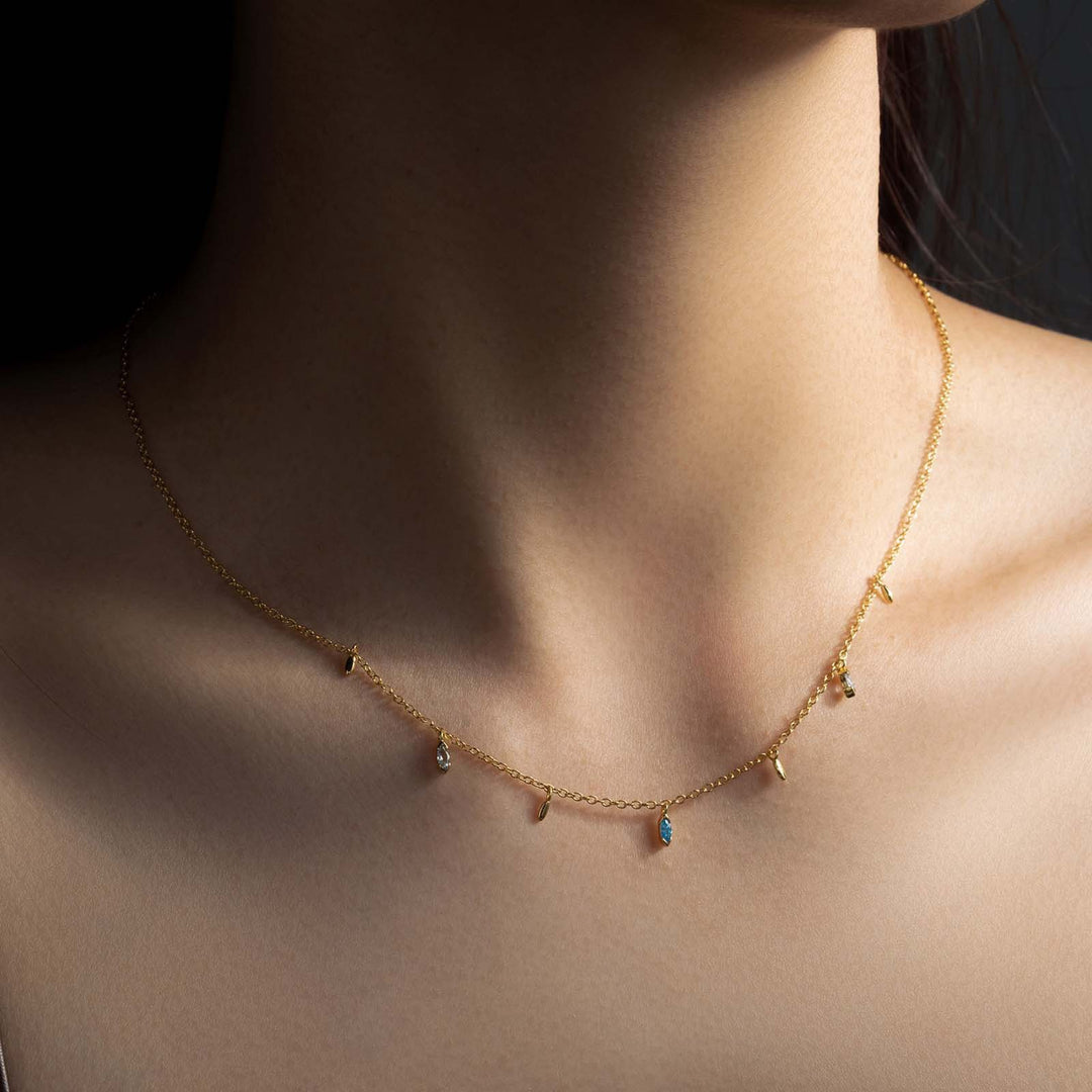 Raindrop Charm Necklace