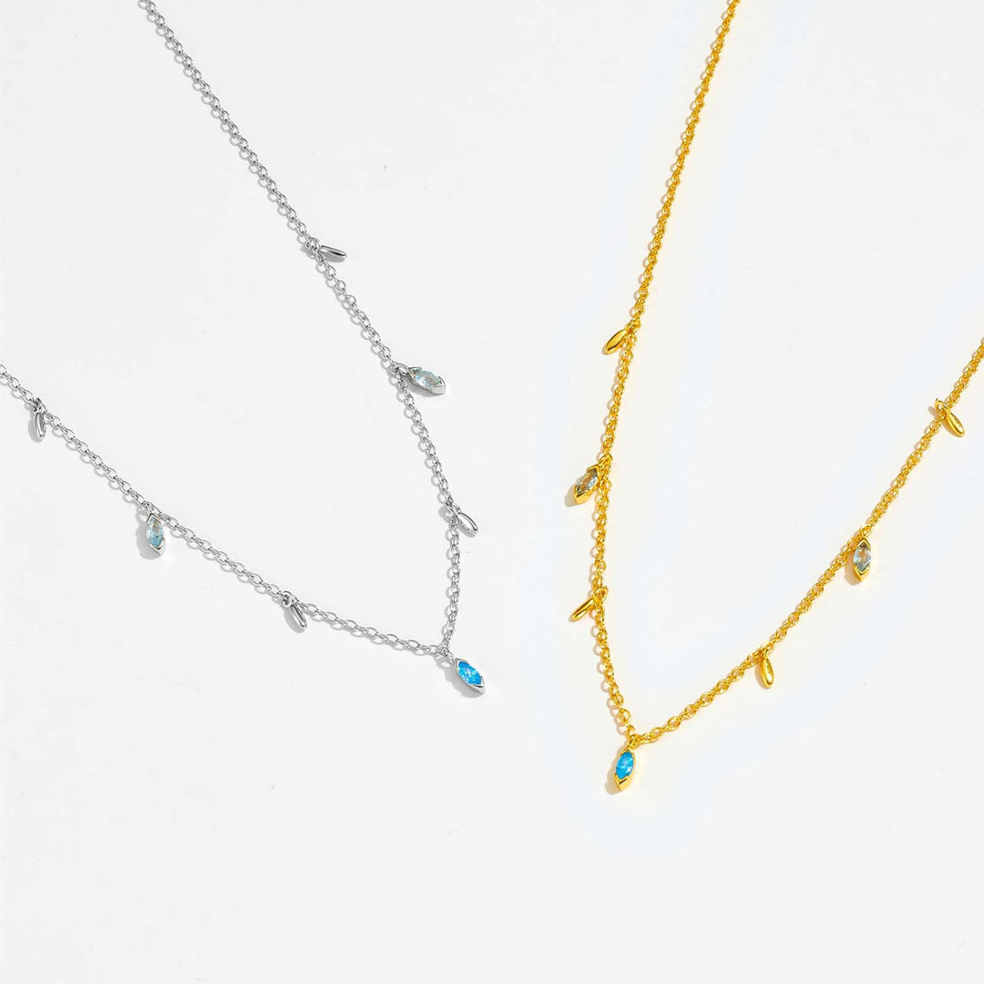 Raindrop Charm Necklace