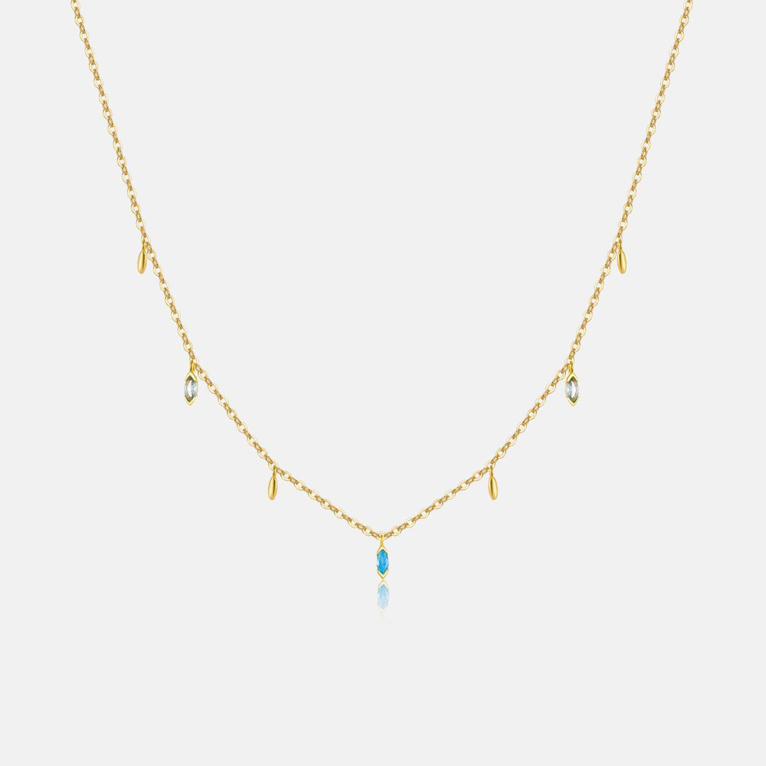 Raindrop Charm Necklace