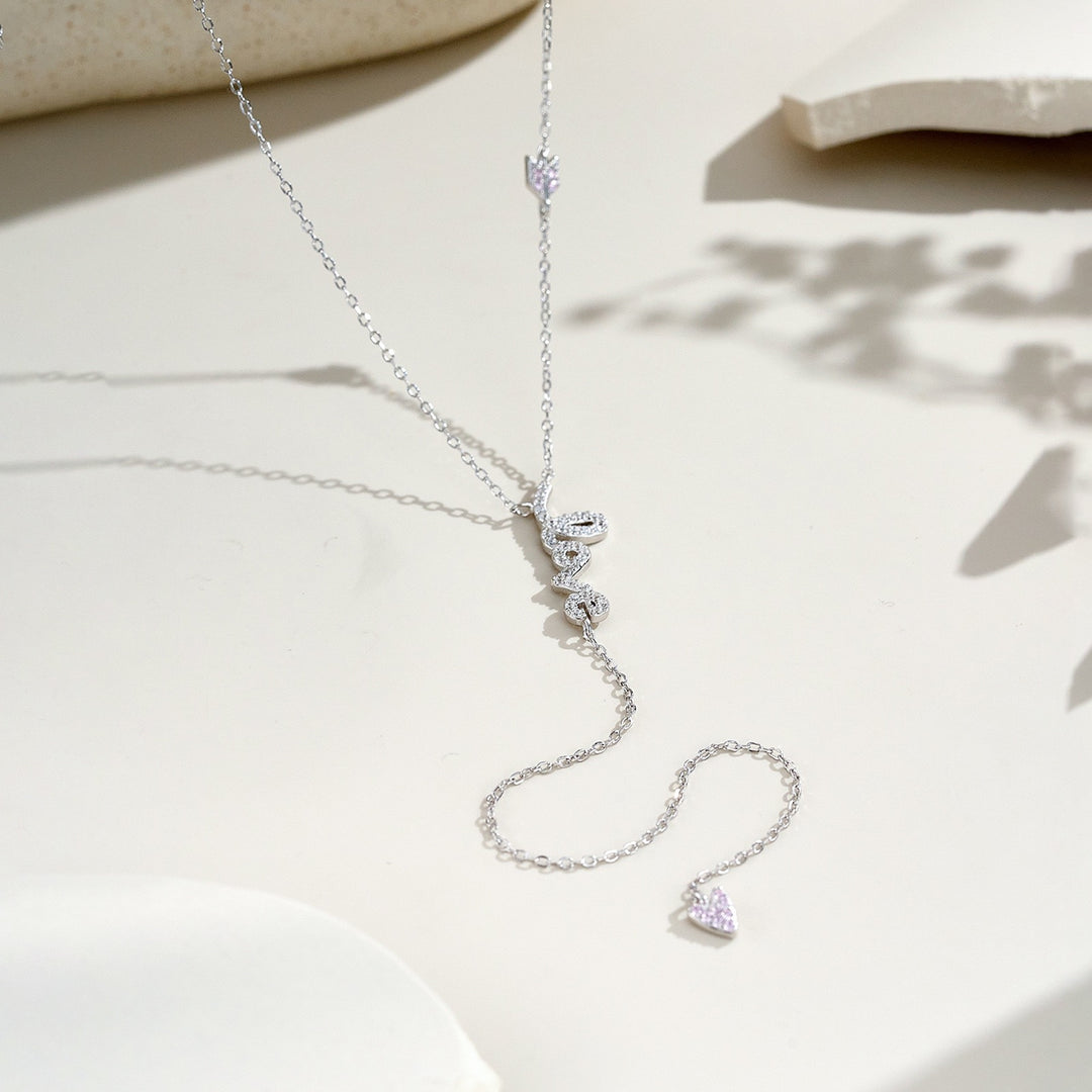 Love Drops Lariat Necklace