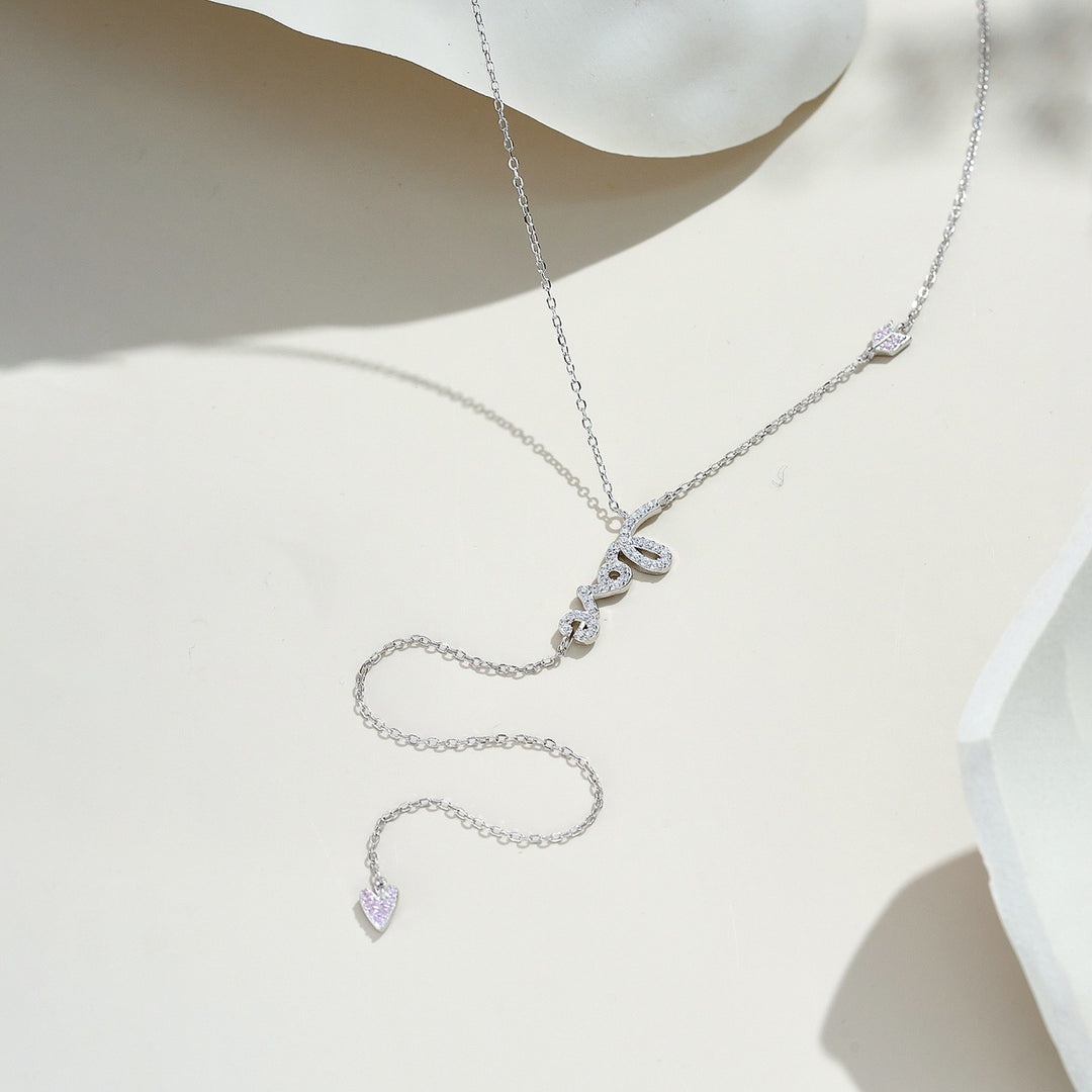 Love Drops Lariat Necklace