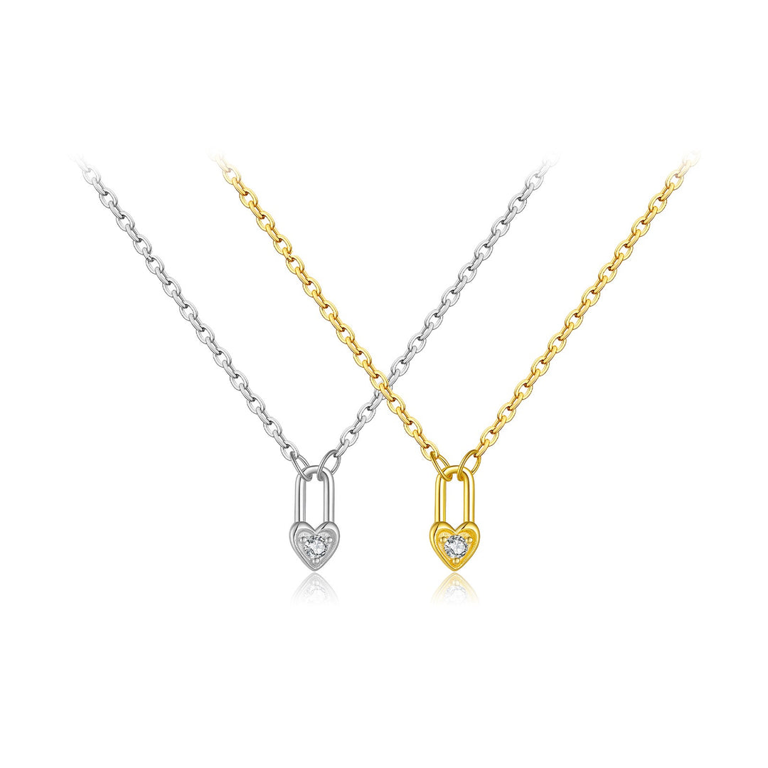 Heartlock Pendant Necklace