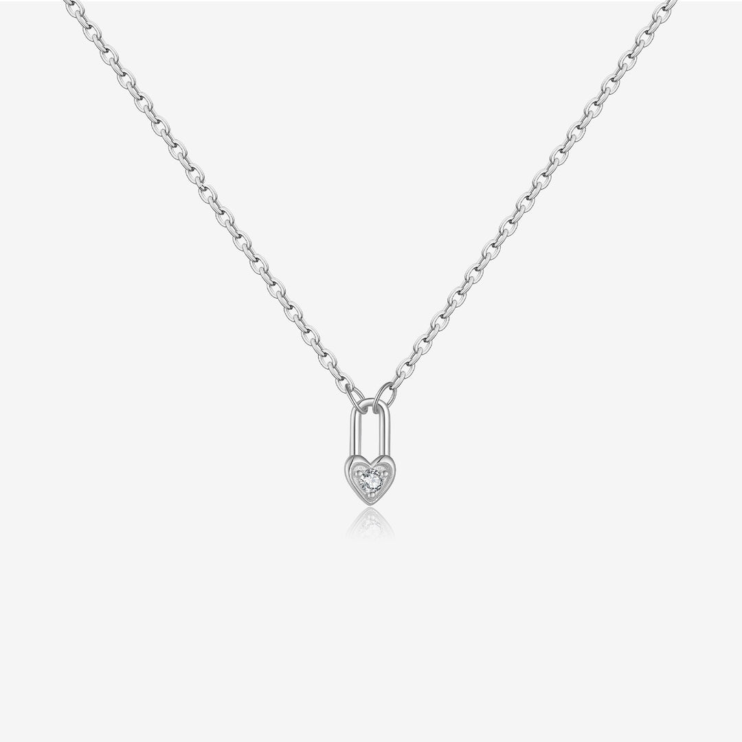 Heartlock Pendant Necklace