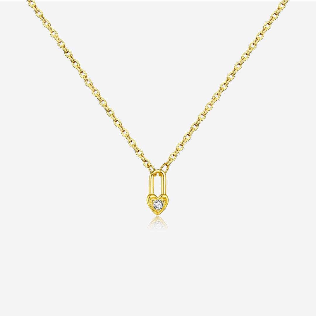 Heartlock Pendant Necklace