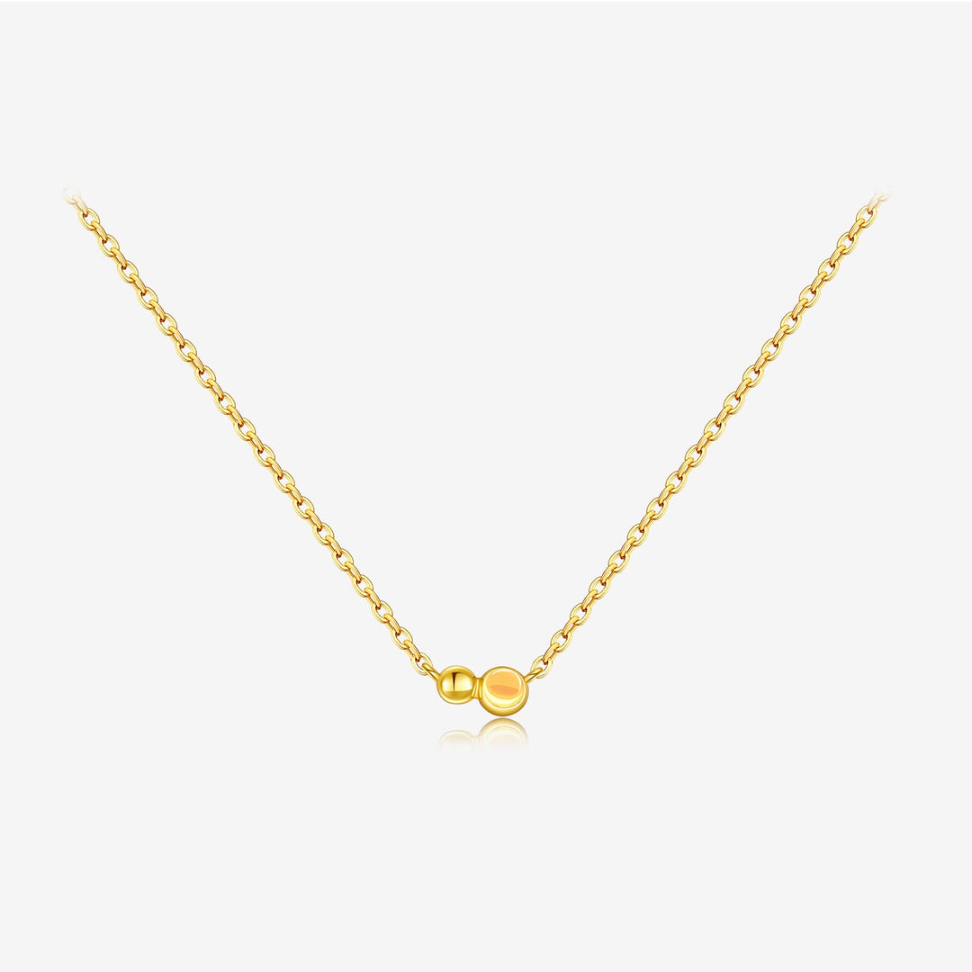 Golden Orbit Trio Necklace