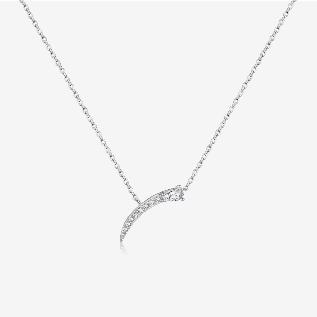 Golden Horn Charm Necklace