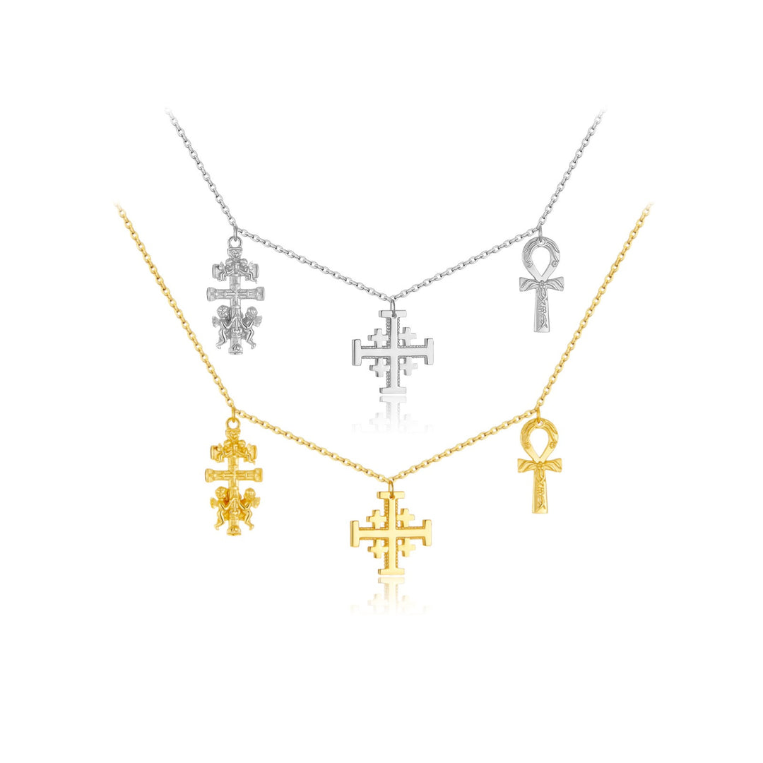 Sacred Trio Charm Necklace