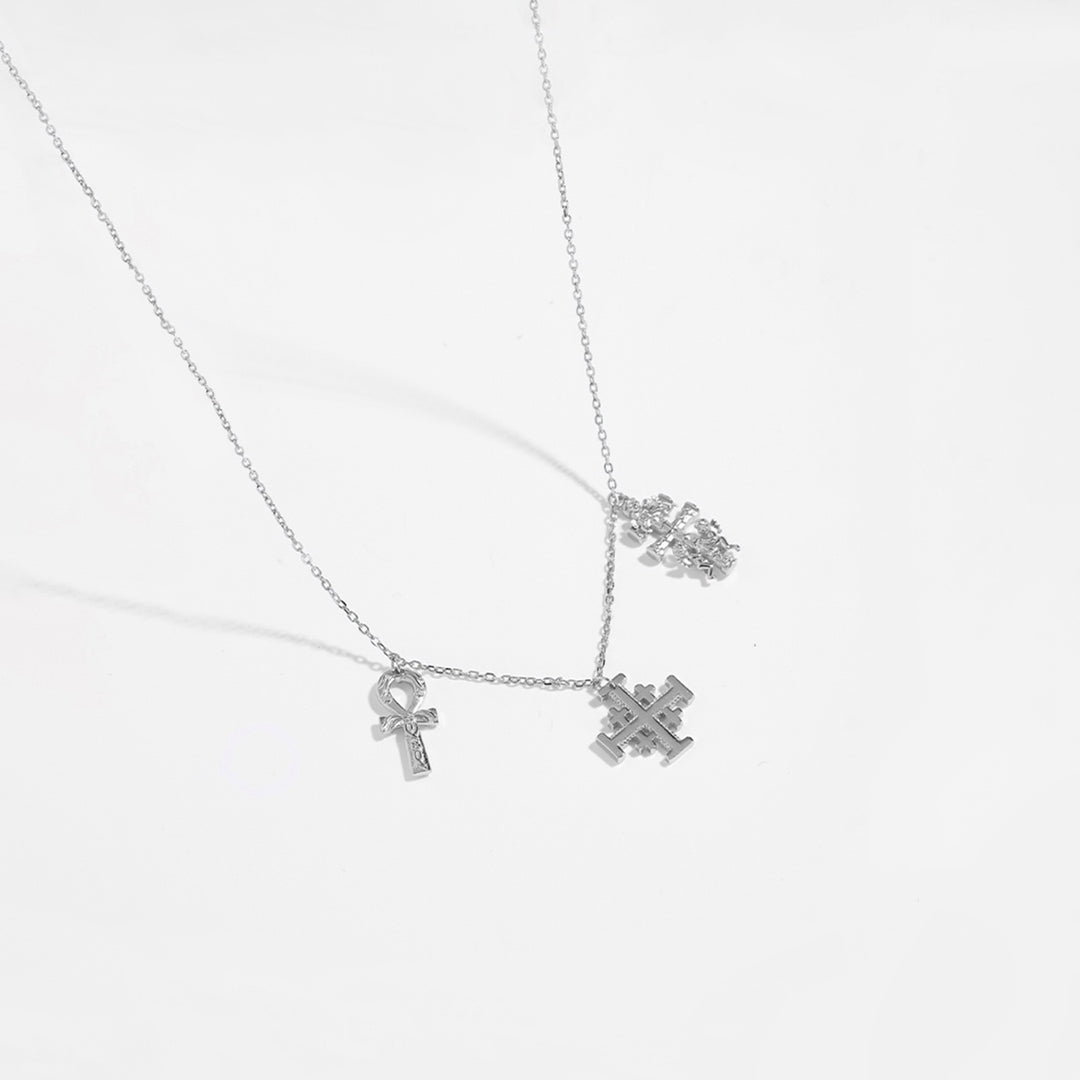Sacred Trio Charm Necklace