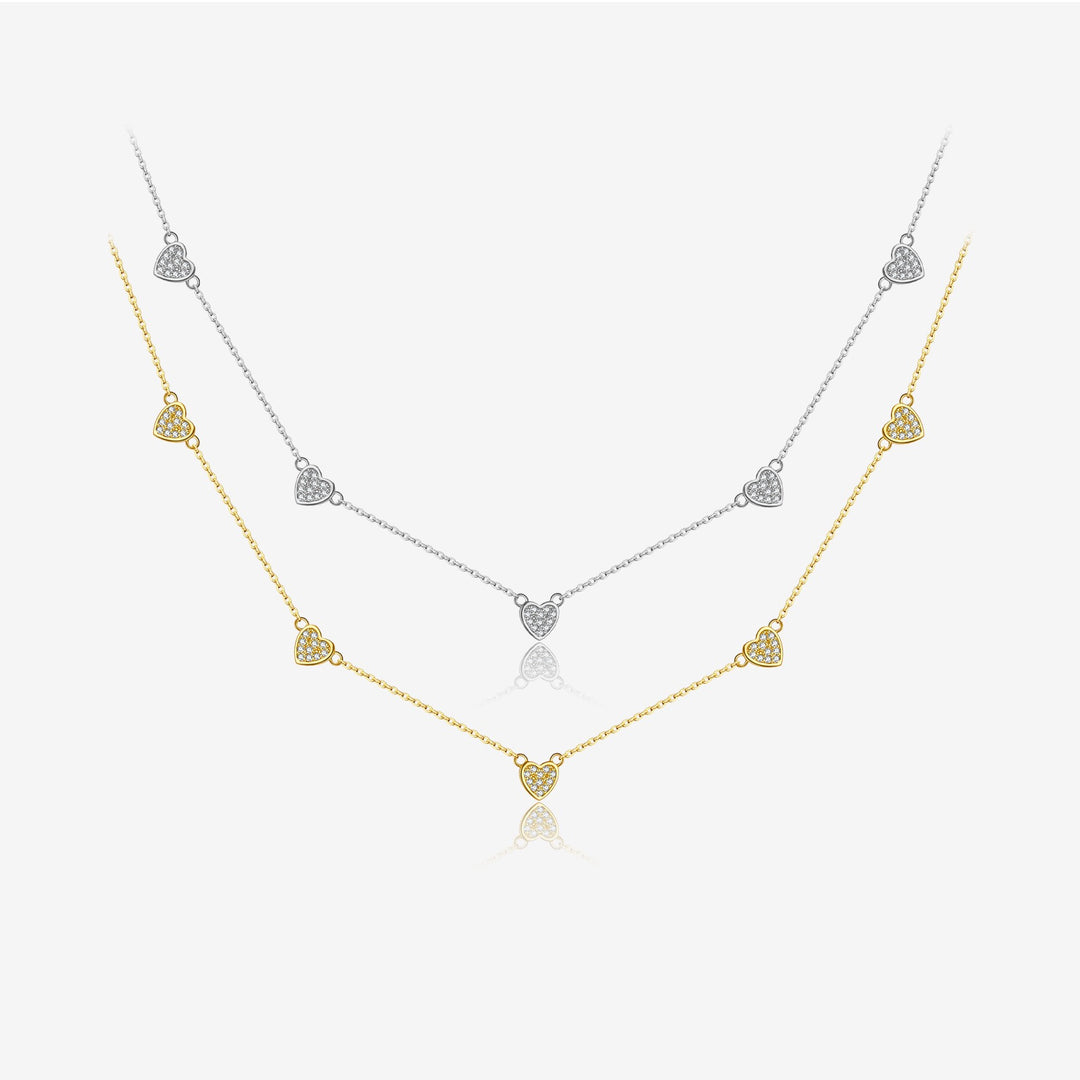 Starlit Hearts Necklace