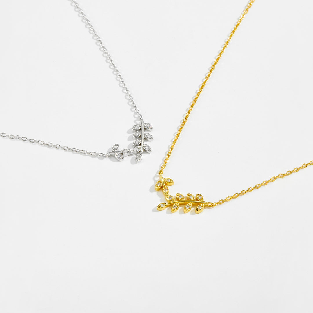 Olive Whisper Necklace