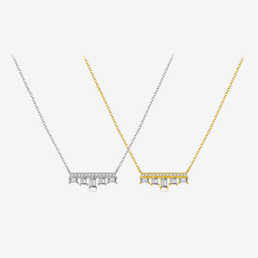 Lunar Beam Bar Necklace
