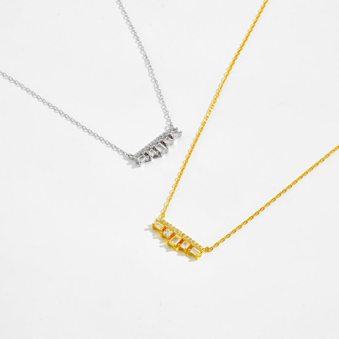 Lunar Beam Bar Necklace