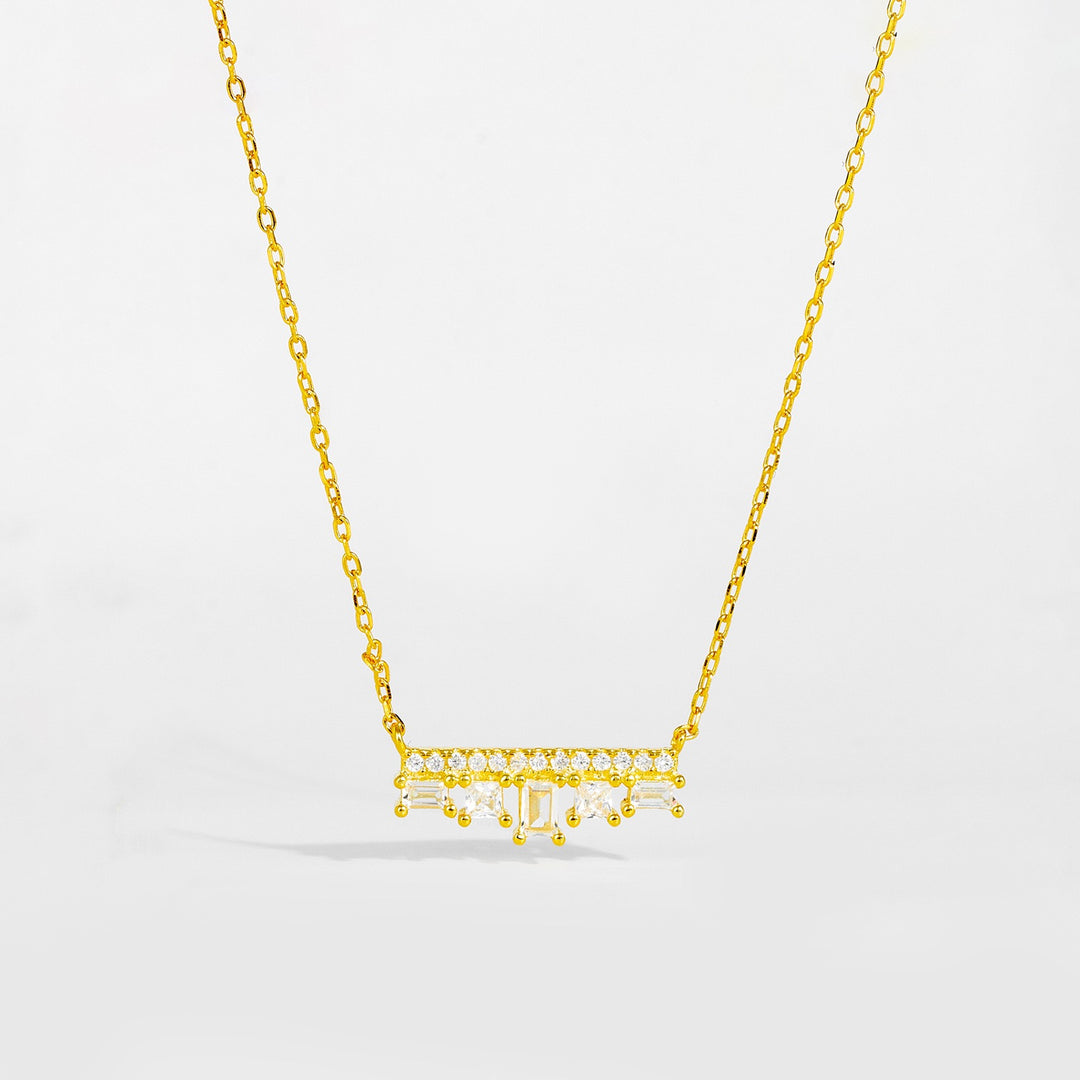 Lunar Beam Bar Necklace