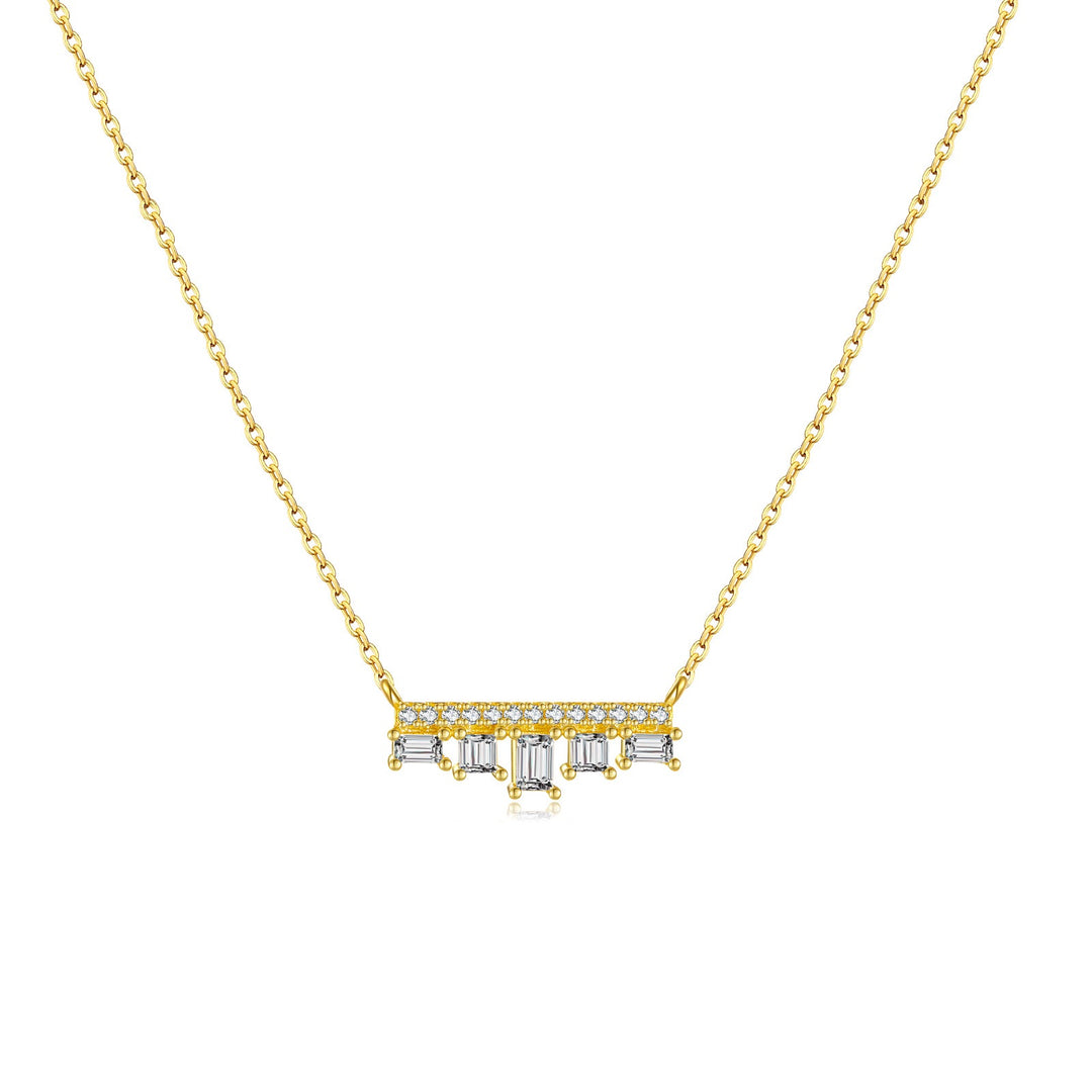 Lunar Beam Bar Necklace