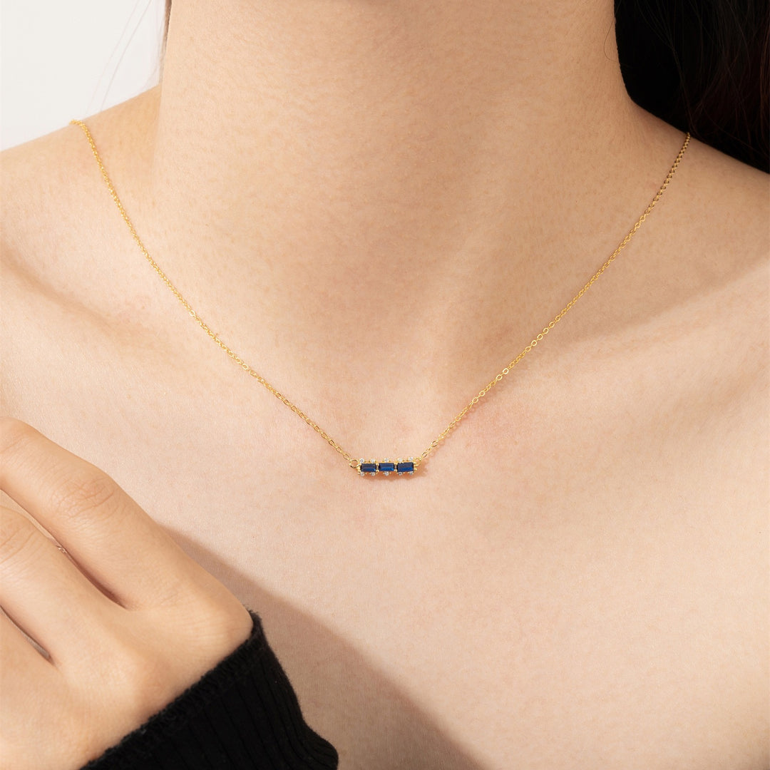 Midnight Bar Necklace