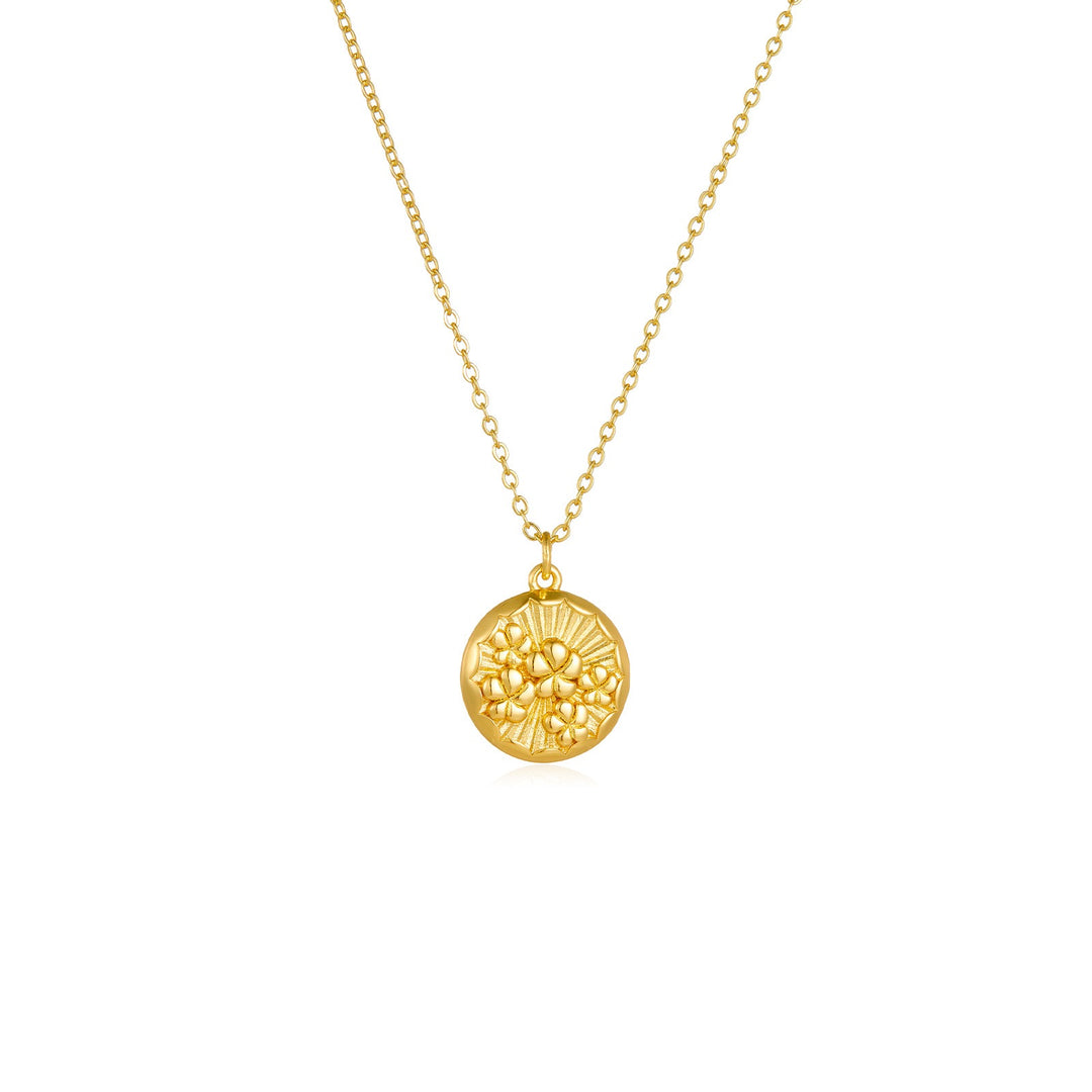 Flora Radiant Medallion Necklace